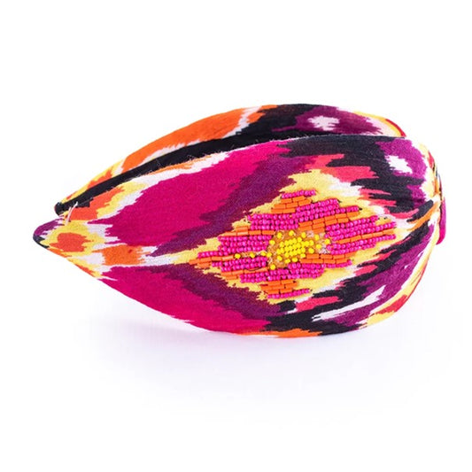 Haarreif Namjosh Ikat pink