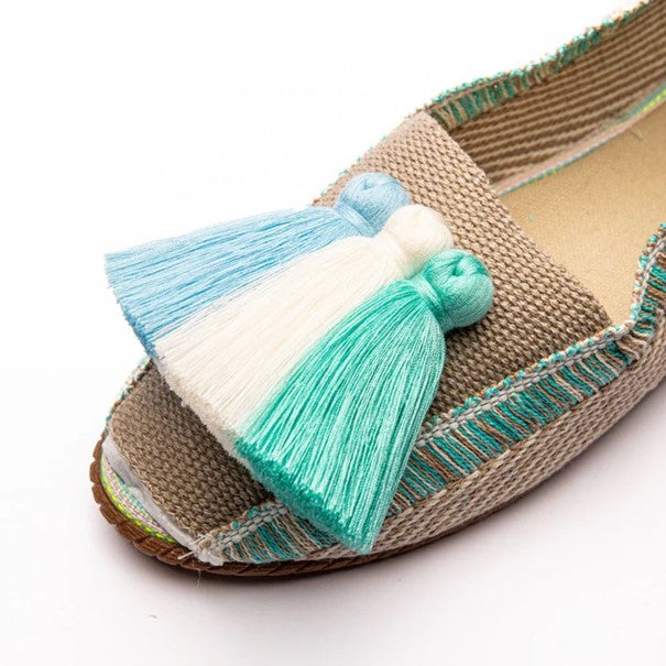 Espadrilles Casa de Vera, Garza Blau