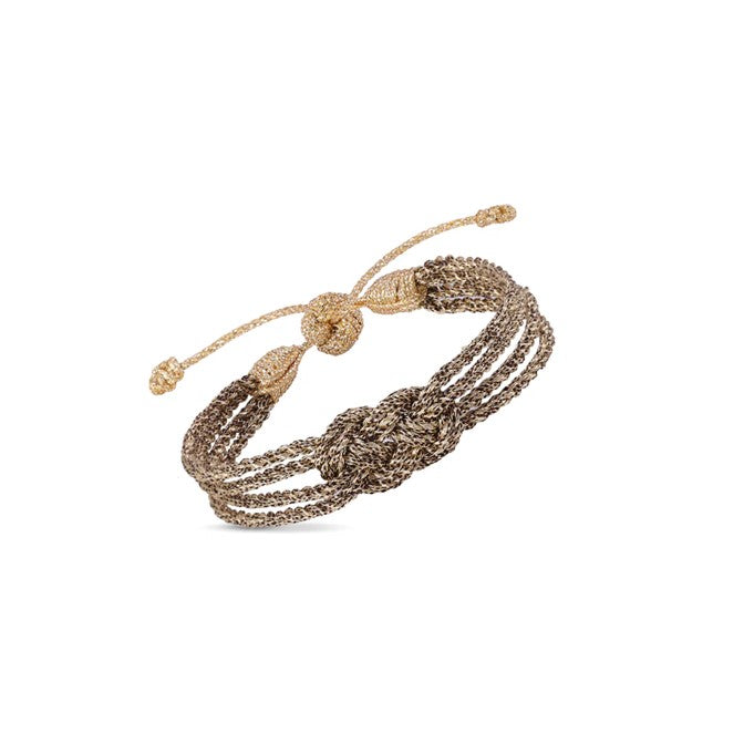 Maayaz Bracelet Knot Gold Ochre