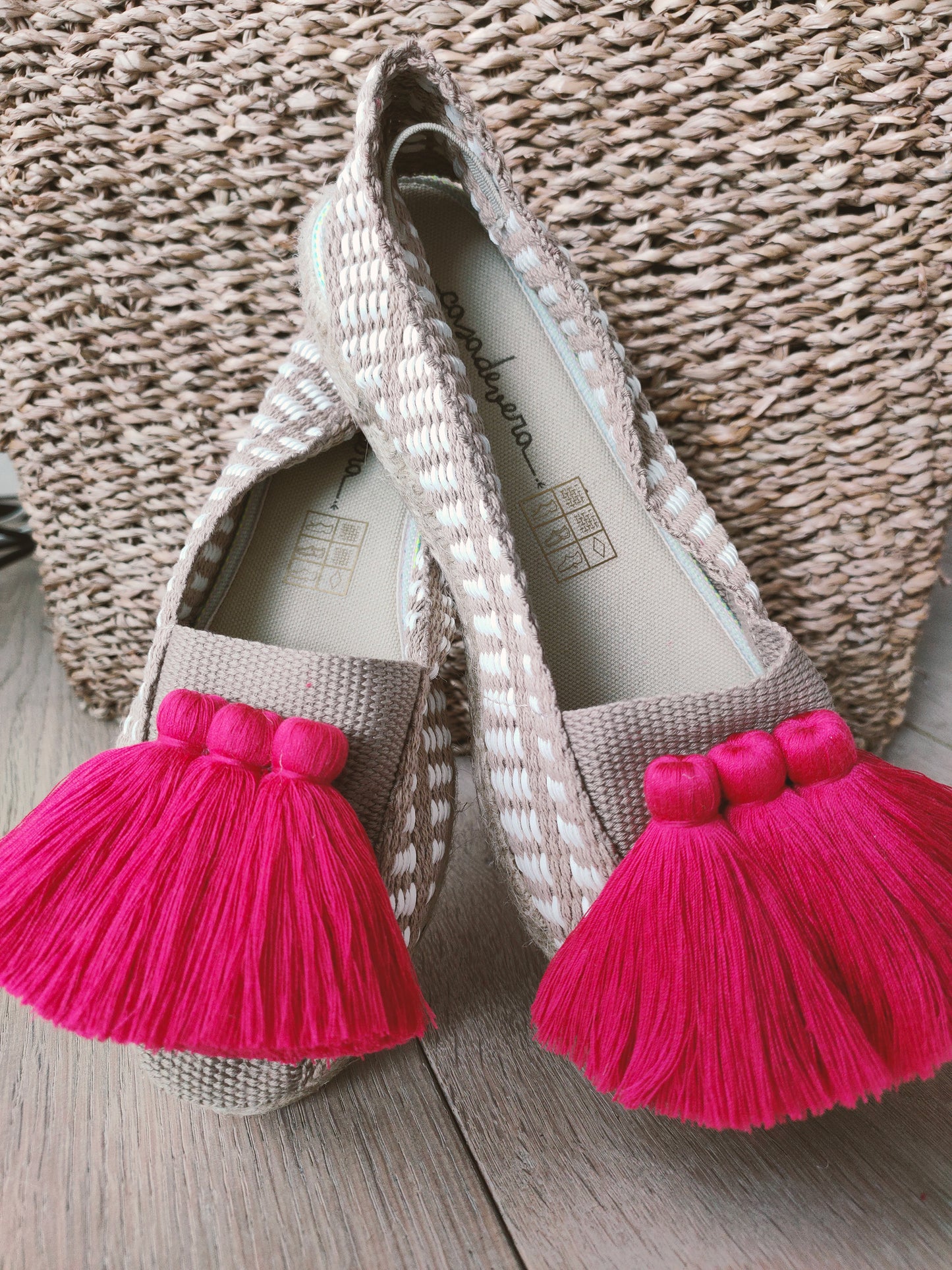 Espadrilles Casa de Vera, Colourful things Special Edition pink