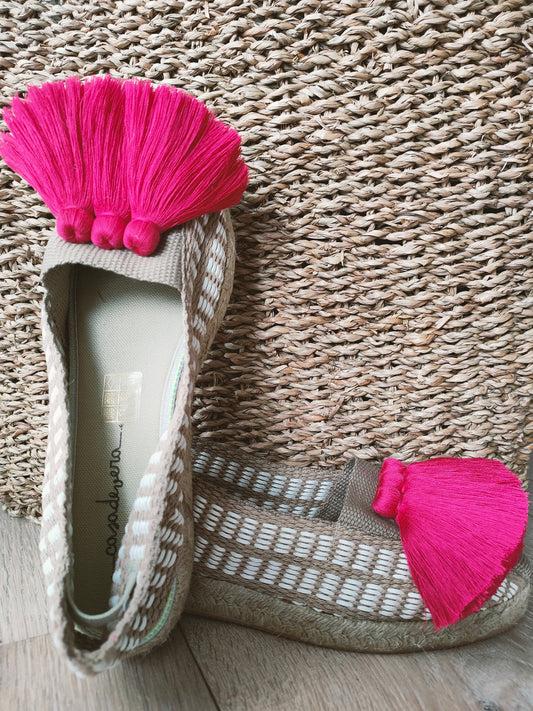 Espadrilles Casa de Vera, Colourful things Special Edition pink