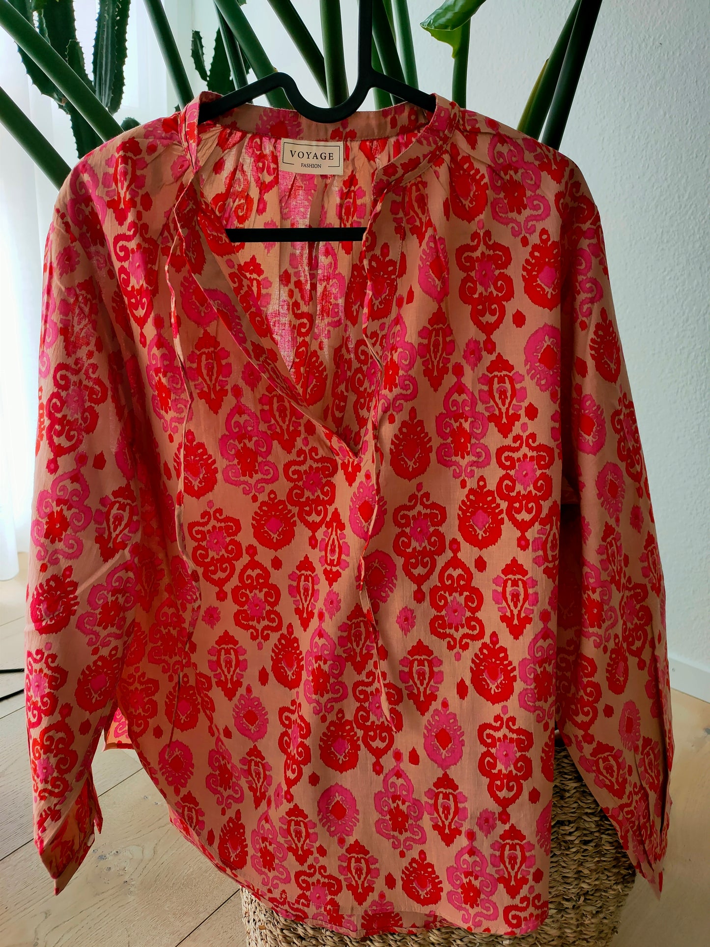 Bluse von Voyage Fashion Pink/Orange